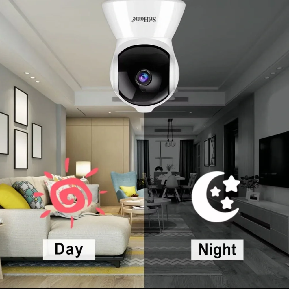Security Camera Wifi CCTV IP Security Camera Night Vision 1080P Full HD